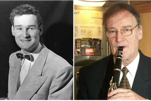 Gay McIntyre as a young man back in the 50s and in more recent times. (Photos, archive and Hugh Gallagher)