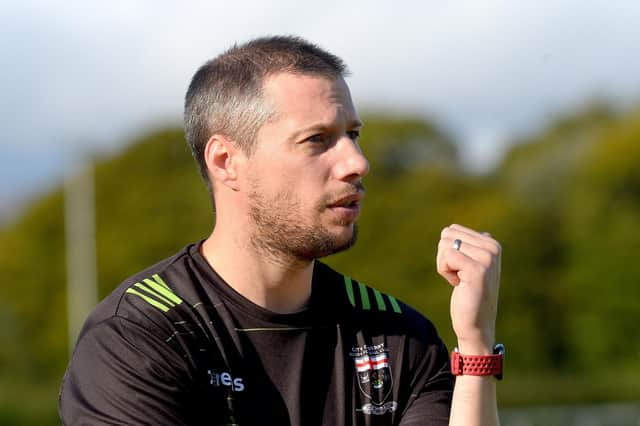 City of Derry Head Coach, Richard McCarter. (Pic: George Sweeney)