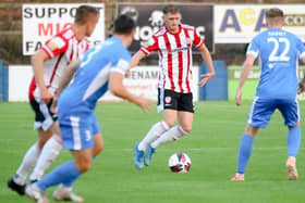 Derry City's Ronan Boyce fired home a late equaliser against Bohemians. Picture Kevin Moore/MCI