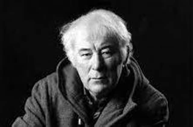 The late Seamus Heaney.