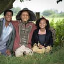 John, Worzel Gummidge and Susan