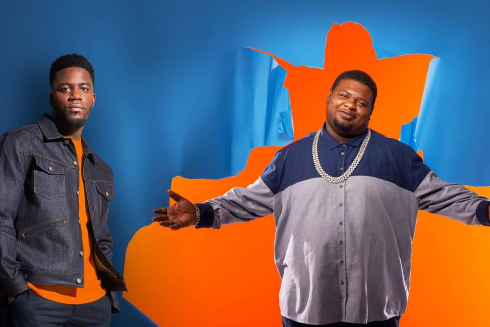 Mo Gilligan and Tyrone Lindo, AKA Big Narstie
