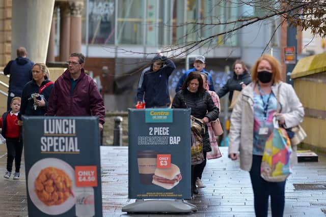 People in Derry city centre. (File picture) Photo: George Sweeney DER2047GS - 004