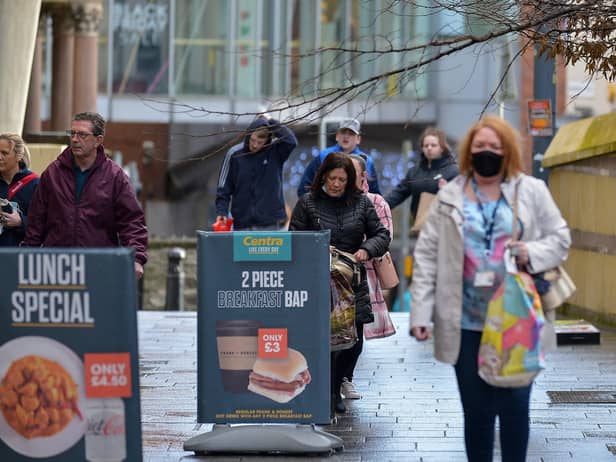 People in Derry city centre. (File picture)  Photo: George Sweeney  DER2047GS - 004