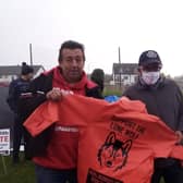 Supporters at 'Pitch on the Pitch' included The Lone Wolf.