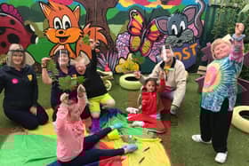 Staff and young people from  Foyle Down Syndrome Trust