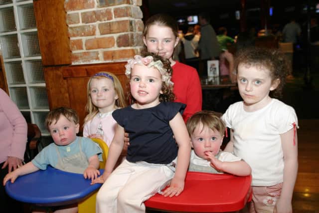 Caitlin Canning pictured at her birthday party with some friends.