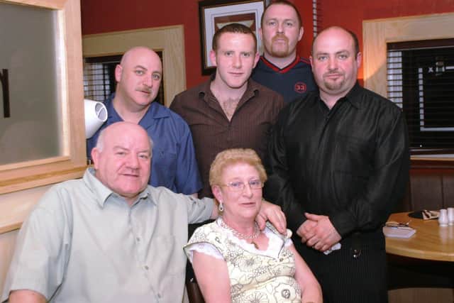 Sonny Coyle and family celebrate.