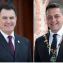 Left: Alderman Vincent Keaveny will be installed as the 693rd Lord Mayor of the City of London. Right: Mayor of Derry City & Strabane District Alderman Graham Warke.