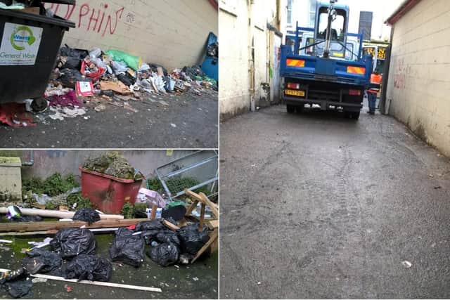 Previous incidents of dumping several years ago in WIlliam Street and a previous clean up operation.