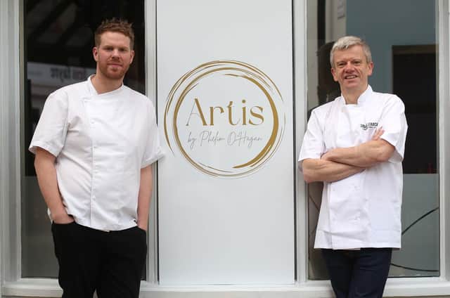 Chefs Phelim O’Hagan and Ray Moran.
