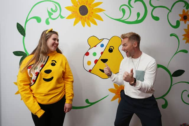 Ronan Keating with Roisin who was part of the Derry Surprise Squad.