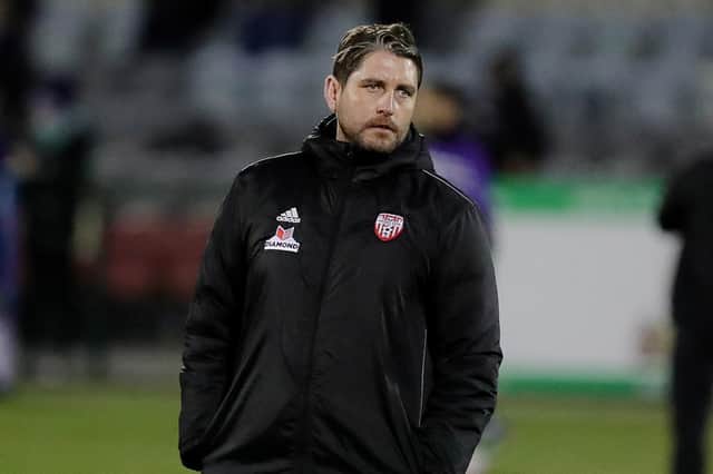 Derry City manager Ruaidhri Higgins. Picture by Kevin Moore/MCI