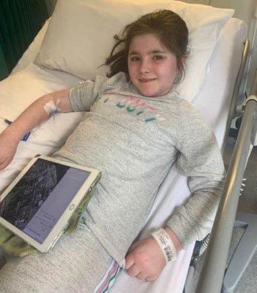 Lisa suffers from a rare autoimmune condition called Juvenile Dermatomyositis.