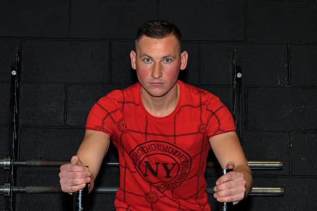 FIGHTING FIT .  . . Conor McDermott says his addiction is under control.