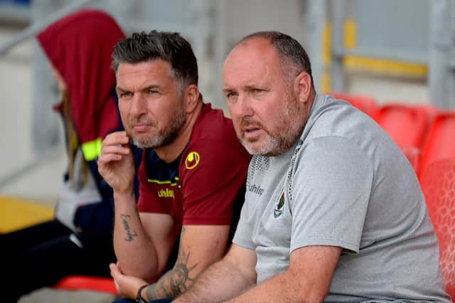 Former Institute boss Sean Connor and his right hand man, Sean Friars.