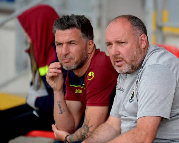 Former Institute boss Sean Connor and his right hand man, Sean Friars.