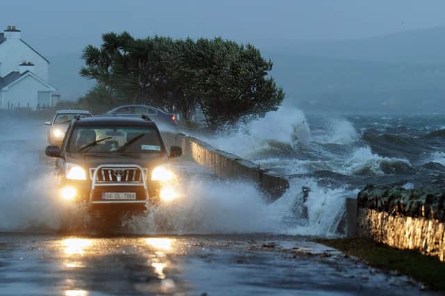 Strong winds and heavy rain are battering the North West due to Storm Barra. (Archive picture of a previous storm.)