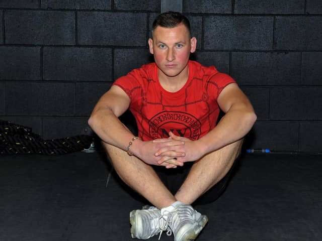 BRAVE  . . . Cliftonville defender Conor McDermott.