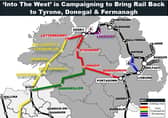 A map of the improvements that Into the West are requesting.