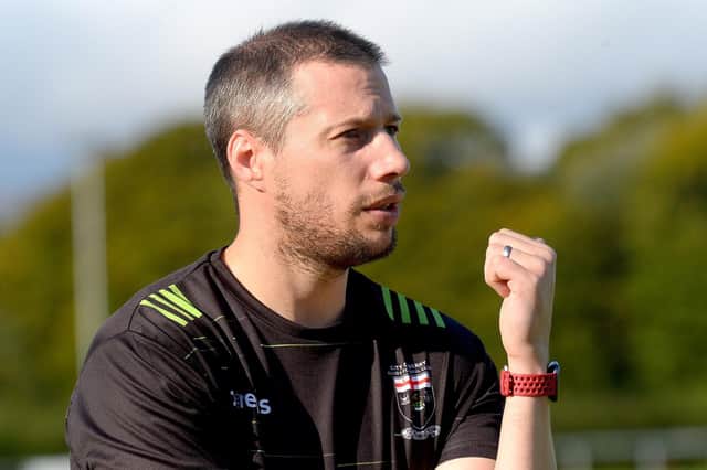 City of Derry Head Coach Richard McCarter. (Photo: George Sweeney)