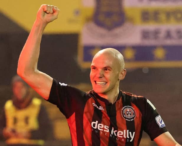 Bohemians’ striker Georgie Kelly won’t be joining Derry ahead of the 2022 League of Ireland season. Picture courtesy of Stephen Burke