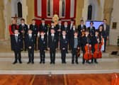 St Columb’s College’s Choir pictured at the school’s annual carol service held in St Patrick’s Church, Pennyburn, on Tuesday afternoon last.  Photo: George Sweeney.  DER2150GS – 006