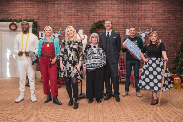 Kiell Smith-Bynoe, Anneka Rice, Sara Pascoe, Esme Young, Patrick Grant, Antony Cotton and The Reverend Kate Bottley