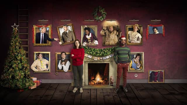 Pat, Julian, Thomas Thorne, The Captain, Alison, Kitty, Robin the Caveman, Mike, Mary, Lady Button and Humphrey