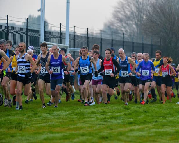 There was a large turnout for the North West Cross Country meeting at Templemore Sports Complex on Saturday afternoon last. Photo: George Sweeney.  DER2150GS – 059