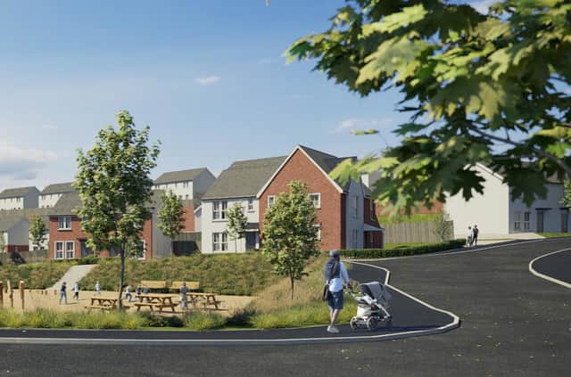CGI of the proposed development layout.