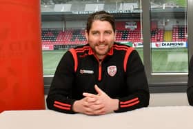 Ruaidhri Higgins, Derry City manager.