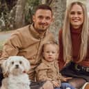Corey Wilson with his partner Becks Green and their son Marley, loving life in New Zealand.