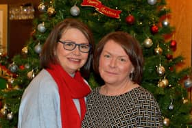 Sisters Sarah Shields and Theresa Kelly pictured in the City Hotel earlier this week. Photo: George Sweeney.  DER2150GS – 002