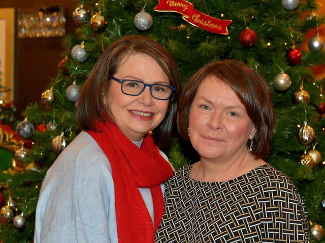 Sisters Sarah Shields and Theresa Kelly pictured in the City Hotel earlier this week. Photo: George Sweeney.  DER2150GS – 002