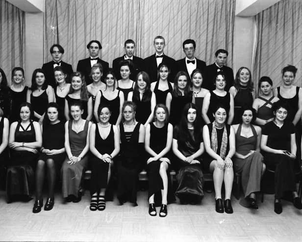 Class 5B pictured at the Schoil Mhuire formal in  1996.