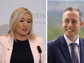 Ministers Michelle O'Neill and Paul Givan.