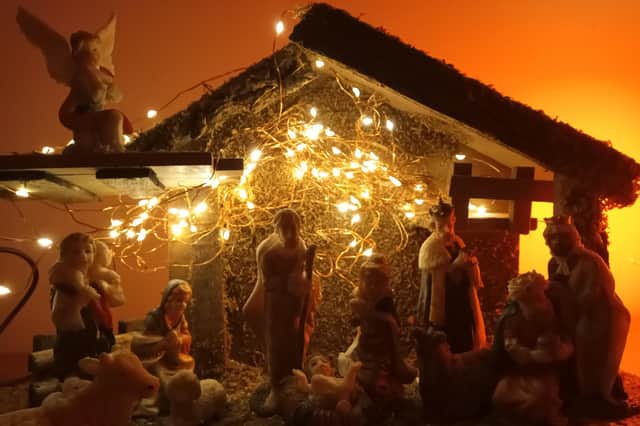 The Nativity crib at Christmas. (Photo: Brendan McDaid)
