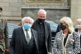 President Micheal D Higgins.