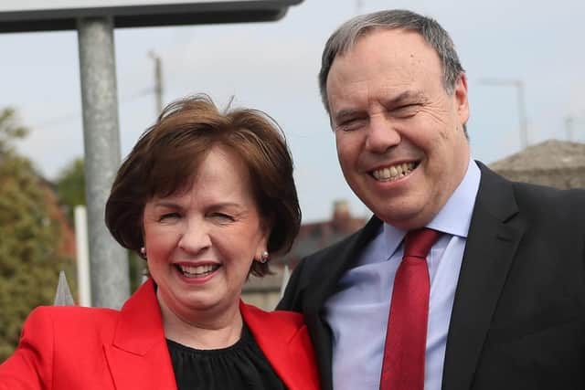 Diane and Nigel Dodds. File picture. PA Wire