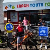 2020: Enagh Youth Forum Junior Members looking forward to the Waterside Greenway extending out to Strathfoyle.