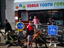 2020: Enagh Youth Forum Junior Members looking forward to the Waterside Greenway extending out to Strathfoyle.