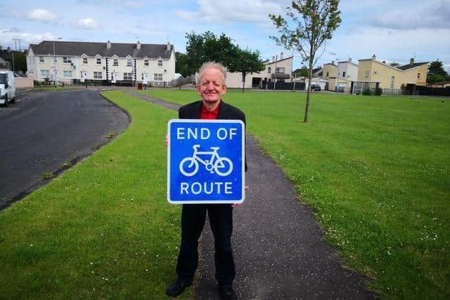 Strathfoyle resident John Doherty was among those calling for funding for the greenway back in 2020.