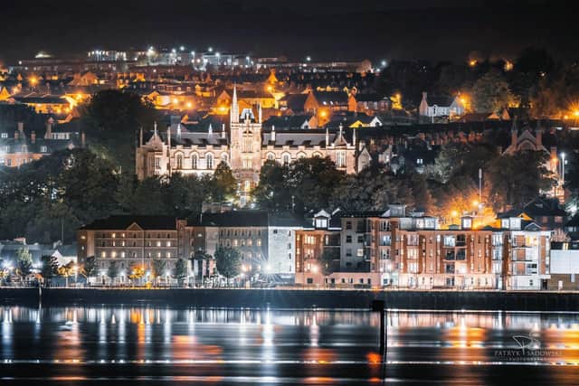 Magee by night. (File picture via Derry & Strabane Council by Patryk Sadowski Photography)