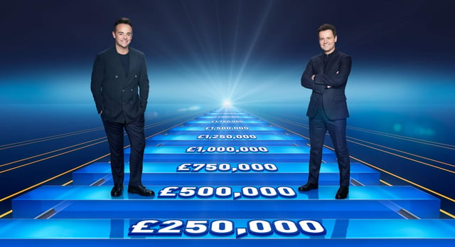 Hosts Ant McPartlin and Declan Donnelly