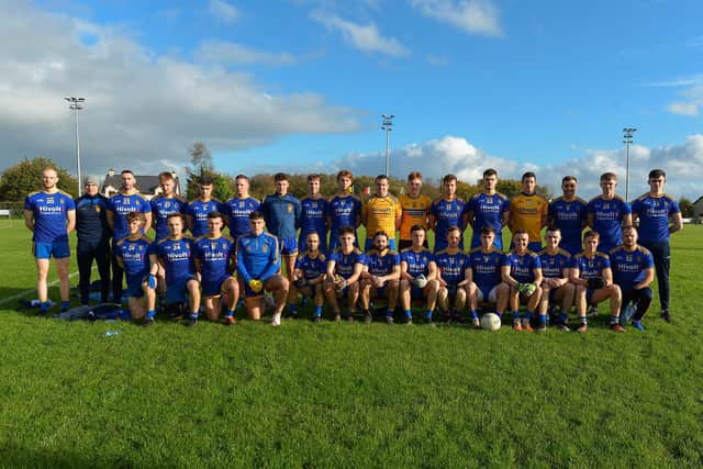 The Steelstown Brian Ogs panel pictured before the Derry Intermediate final in November. (Photo George Sweeney)