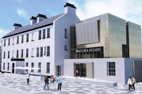 An artist's impression of how the Maritime Museum will look when completed.