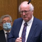 Jim Shannon in the House of Commons on Tuesday.
