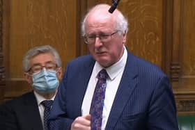 Jim Shannon in the House of Commons on Tuesday.