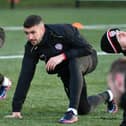 Derry City's Michael Duffy pictured during pre-season training. Picture by Kevin Morrison/Event Images & Video